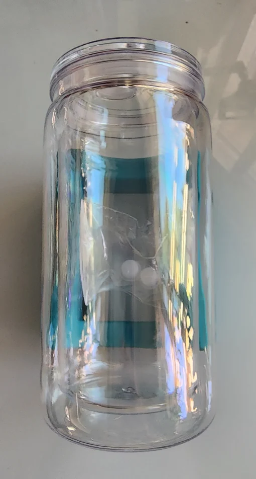 16oz Acrylic Cans w/ Acrylic Lids